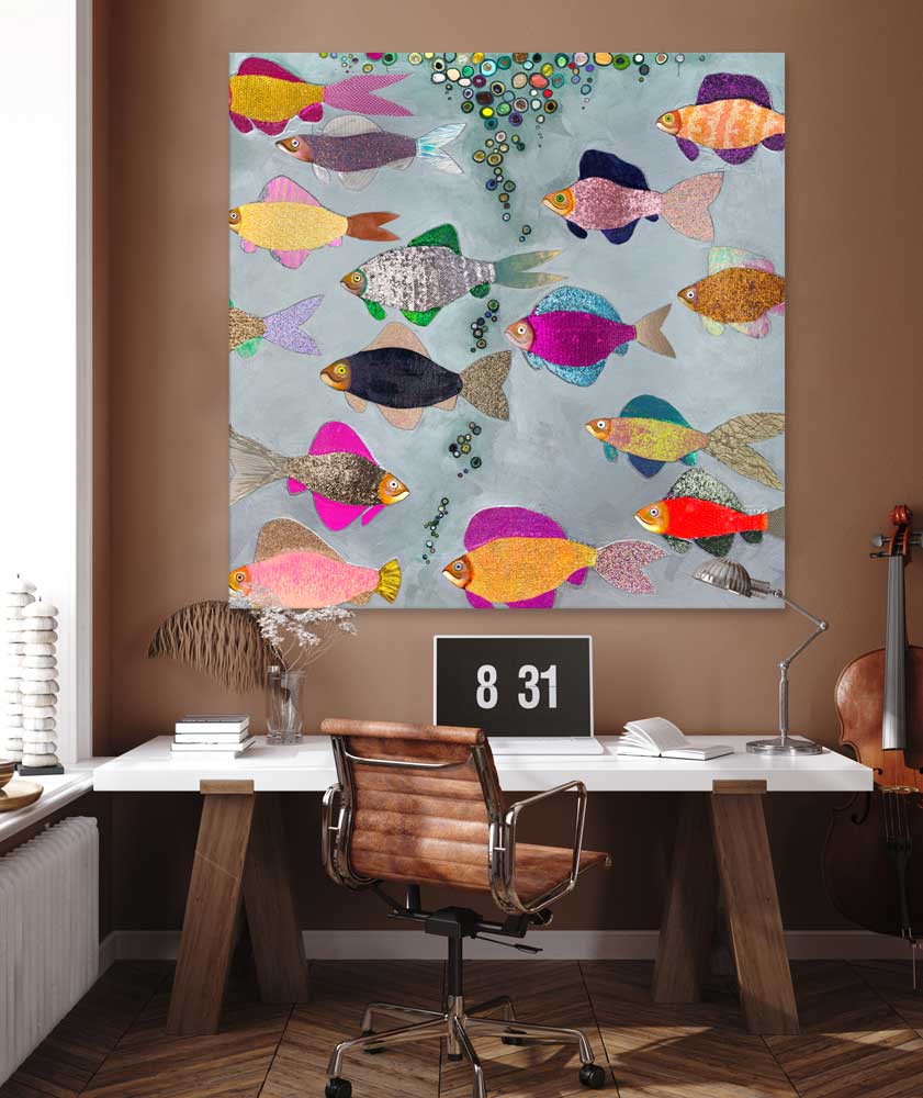 Goldfish Boldfish - Canvas Giclée Print