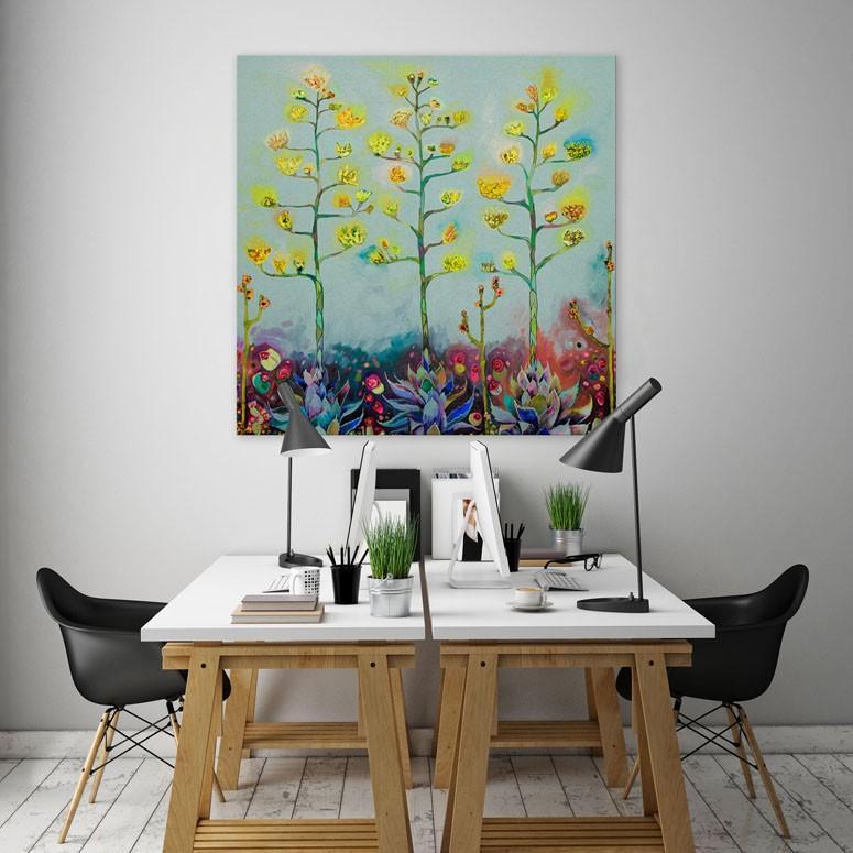 Agave Blooms - Canvas Giclée Print