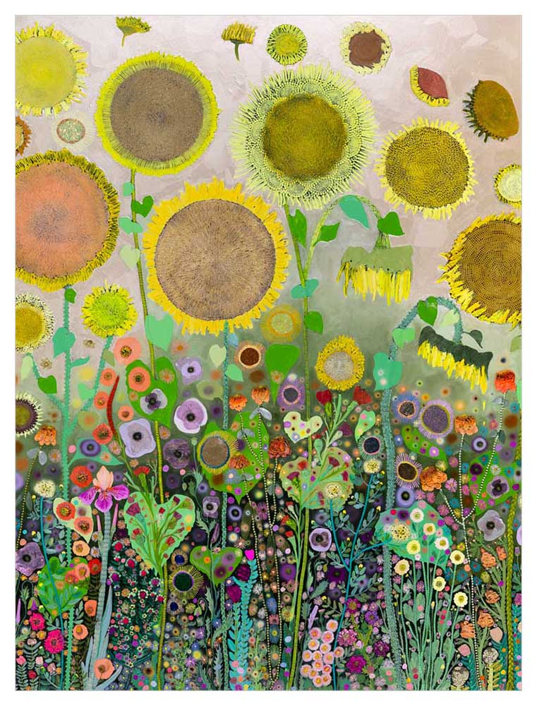 Sunflower Garden - Canvas Giclée Print
