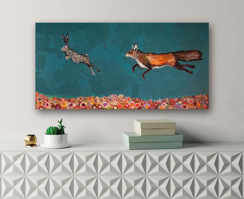 The Chase - Canvas Giclée Print