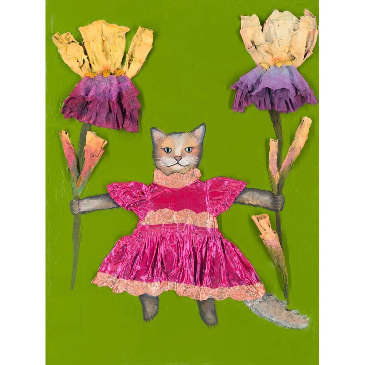 Kitty Dress - Canvas Giclée Print