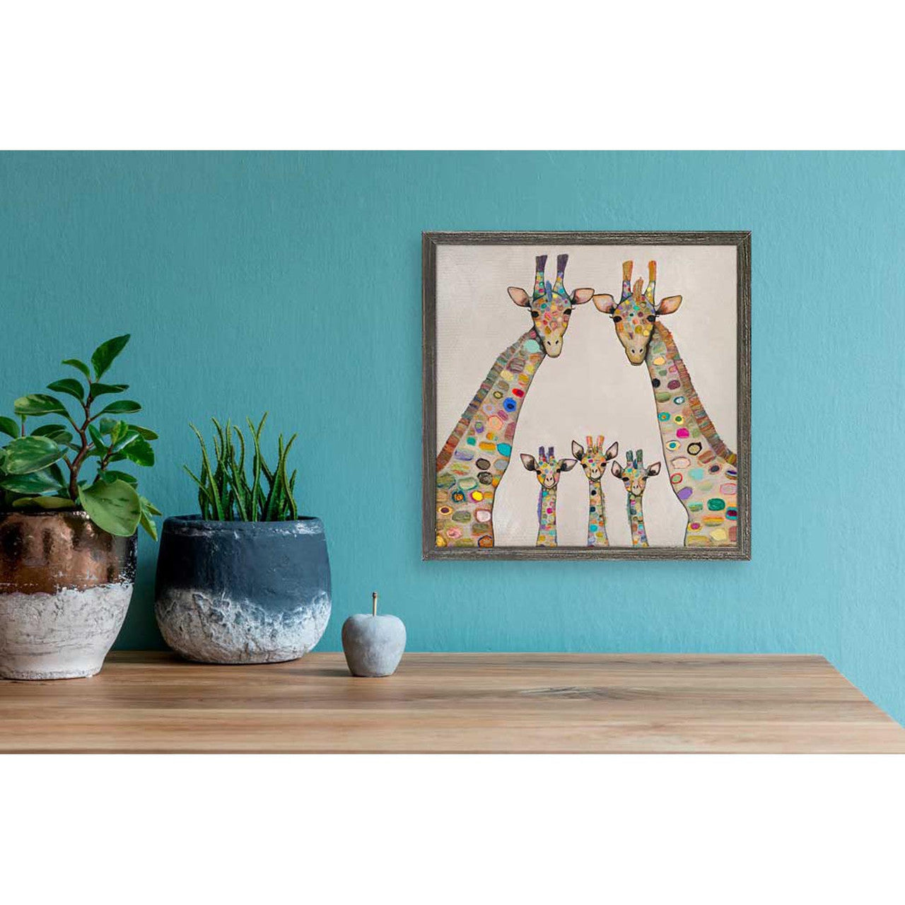 Family Of Giraffes - Mini Print 6"x6"