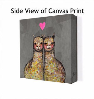 Alpaca Love - Canvas Giclée Print