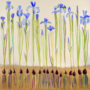 Dutch Irises - Canvas Giclée Print