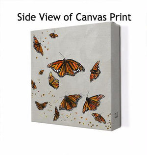 Monarchs in Misty Clouds - Canvas Giclée Print