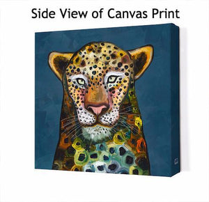 Wild Leopard - Canvas Giclée Print