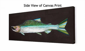 Wild Salmon - Canvas Giclée Print