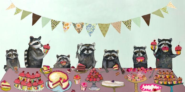 Cupcake Party  - Canvas Giclée Print