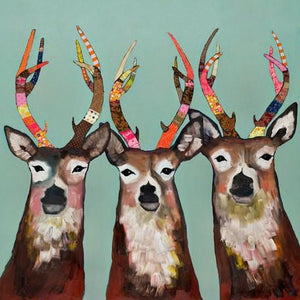 Designer Deer - Canvas Giclée Print