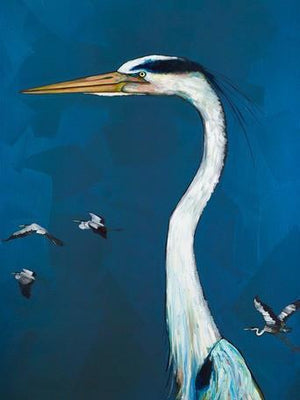 Great Blue Heron - Canvas Giclée Print