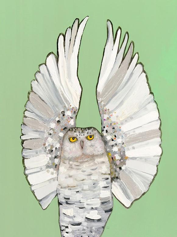 Owl Ballet Light - Canvas Giclée Print