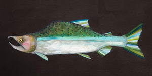 Wild Salmon - Canvas Giclée Print