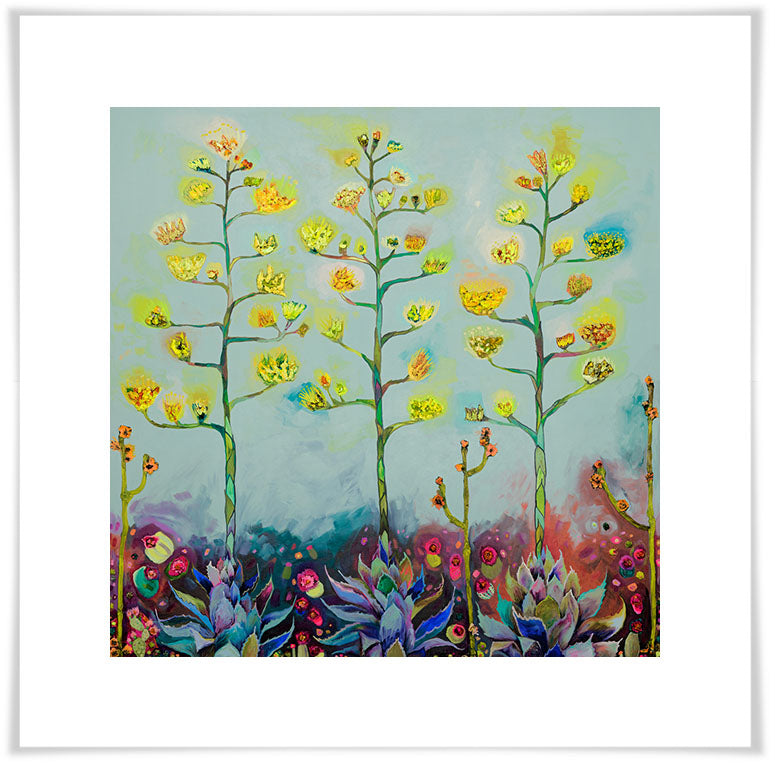 Agave Blooms - Paper Giclée Print