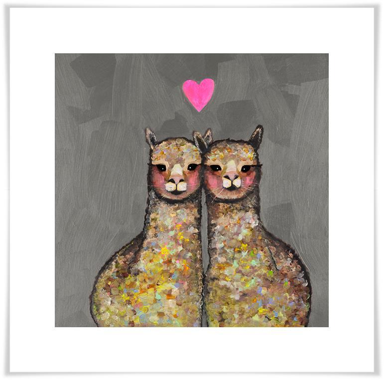 Alpaca Love - Paper Giclée Print
