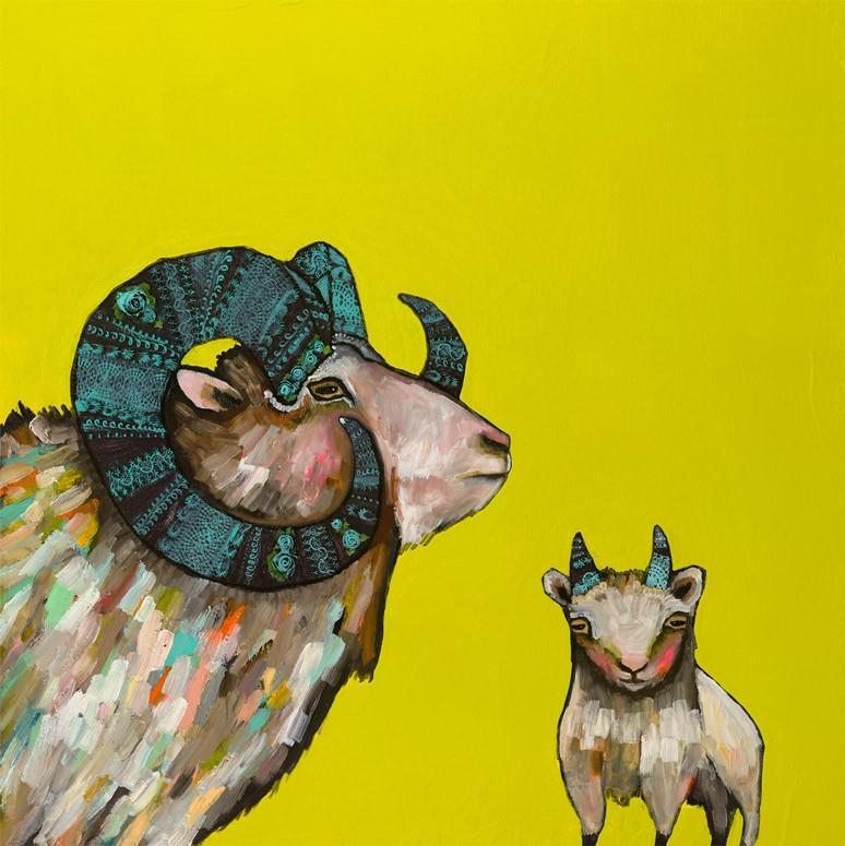 Baby Dall Sheep - Canvas Giclée Print