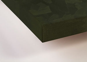 Bison in Green - Canvas Giclée Print