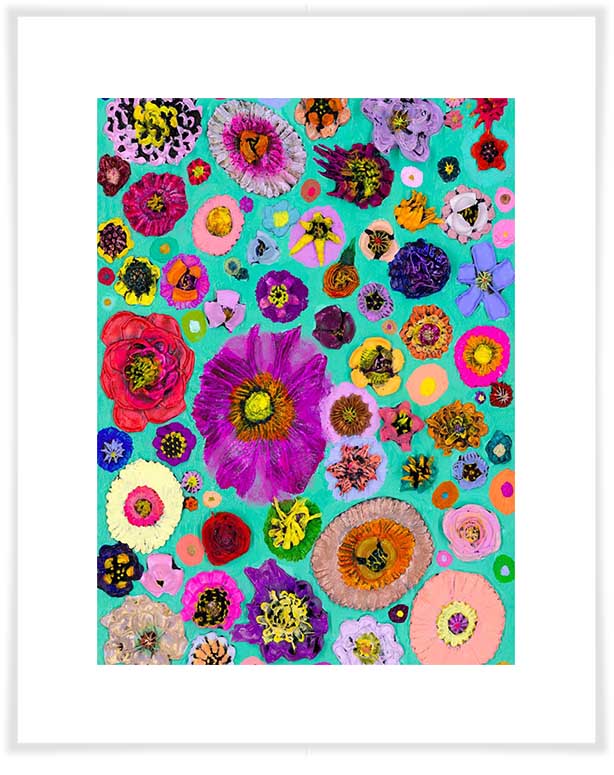 Bright & Bold - Turquoise - Paper Giclée Print