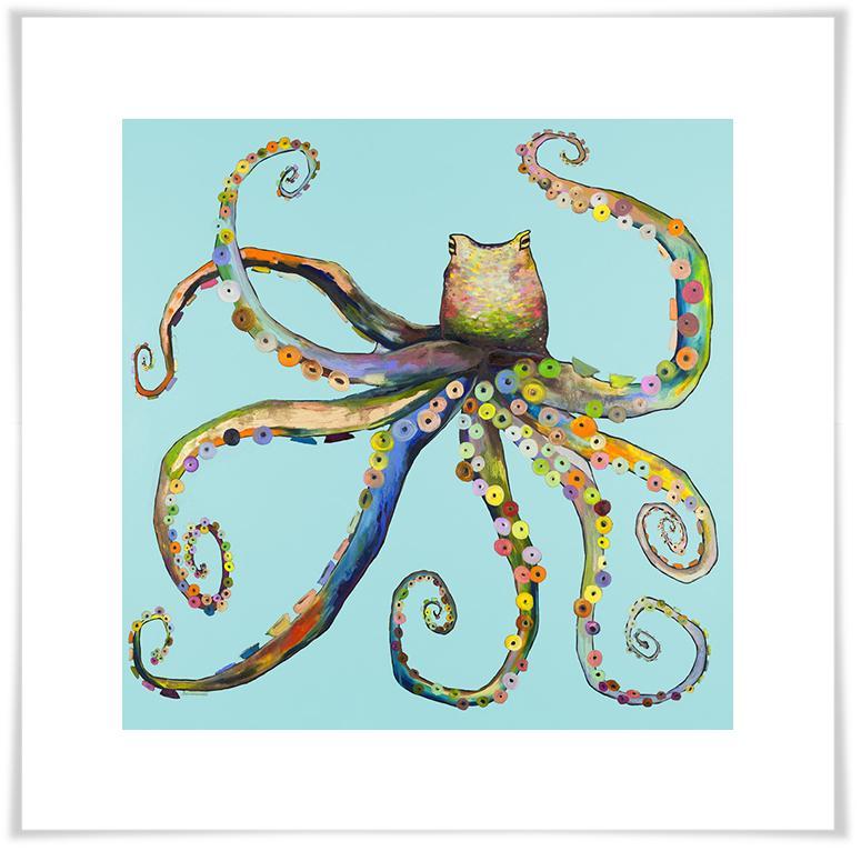 Bright Octopus - Paper Giclée Print