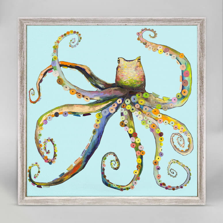 Bright Octopus Mini Print 6"x6"