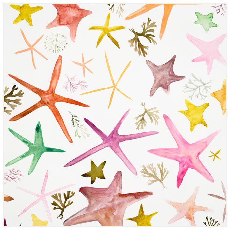 Colorful Starfish - Canvas Giclée Print