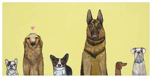 Dogs Dogs Dogs - Canvas Giclée Print