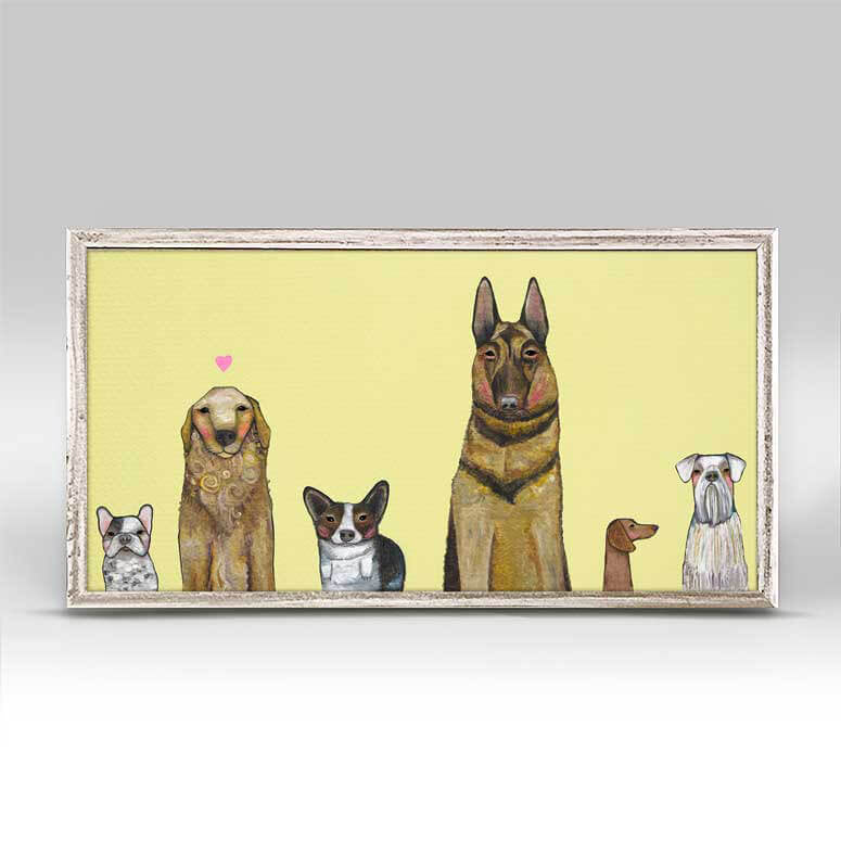 Dogs Dogs Dogs Mini Print 10"x5"