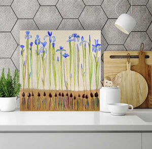 Dutch Irises - Canvas Giclée Print