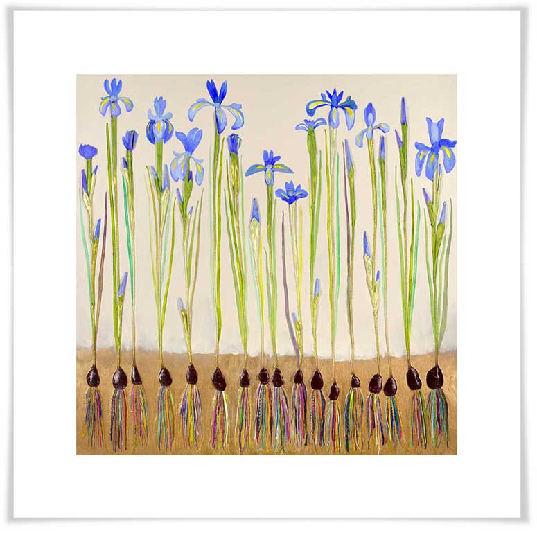 Dutch Irises - Paper Giclée Print