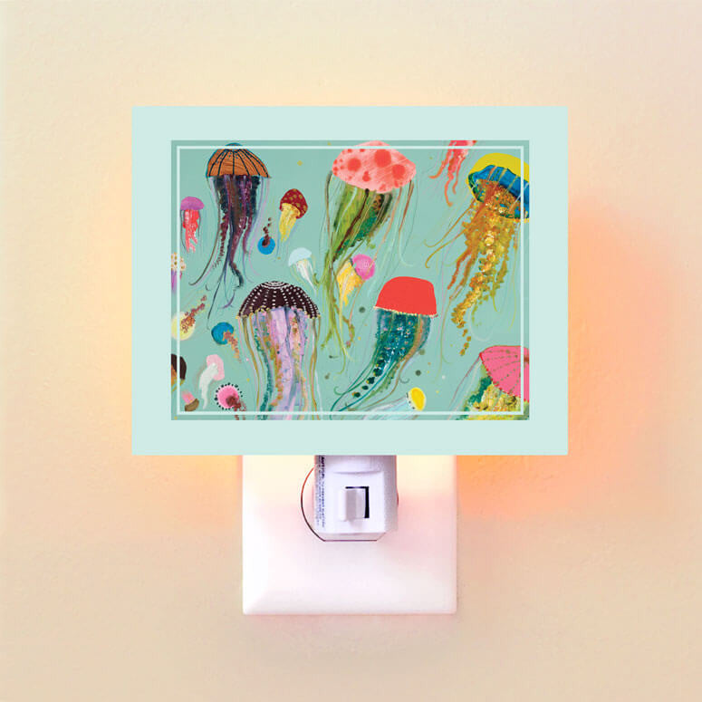 Floating Jellyfish Night Light