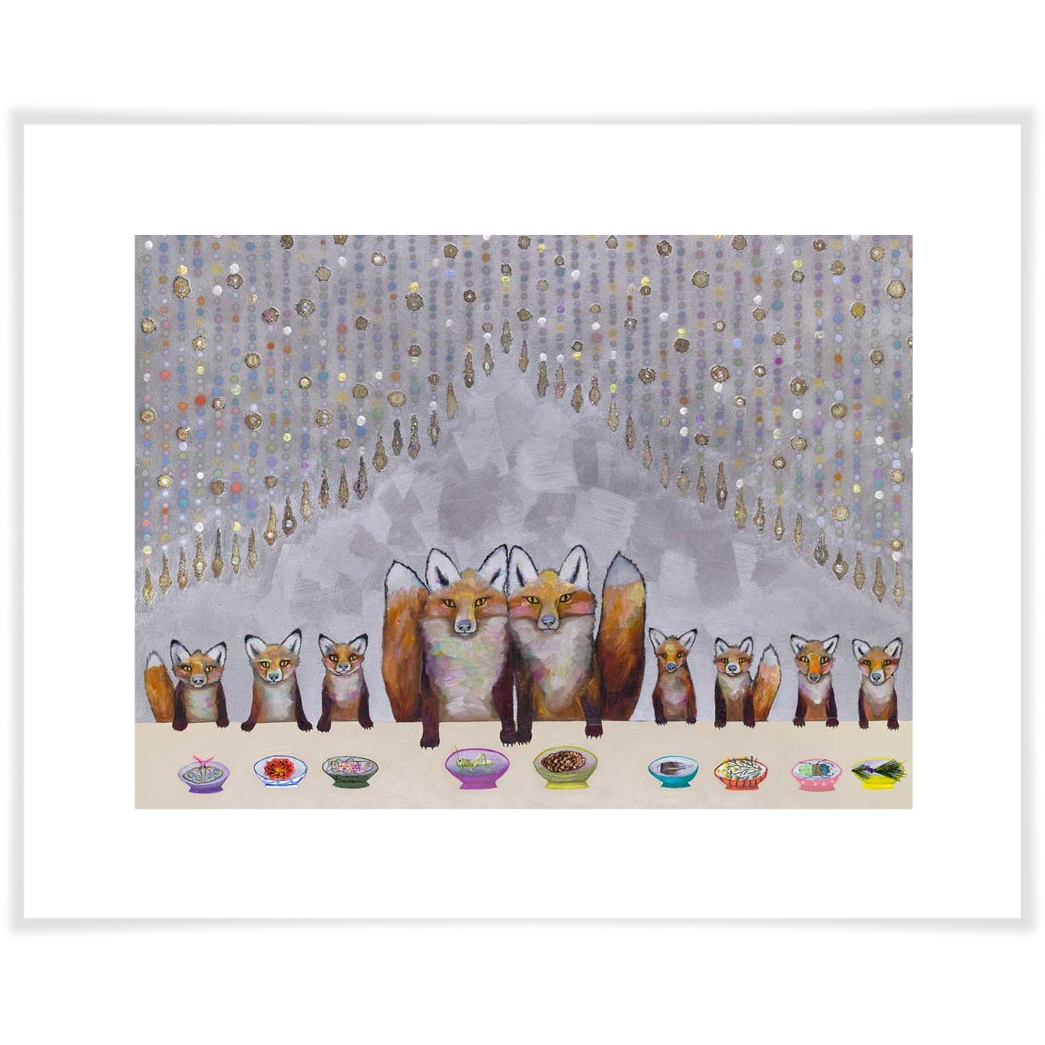 Fox Familia - Paper Giclée Print