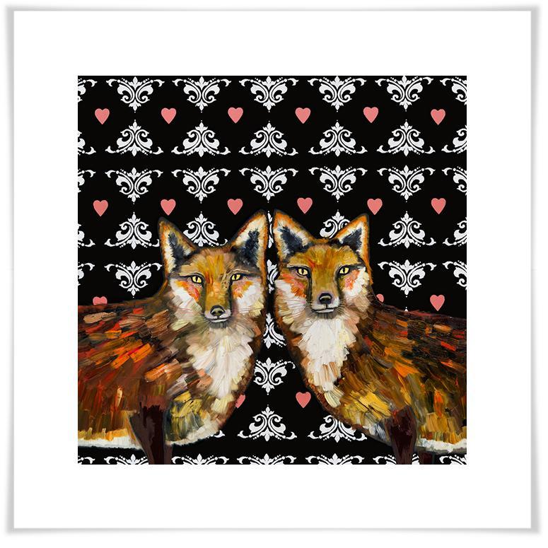Fox Love - Paper Giclée Print