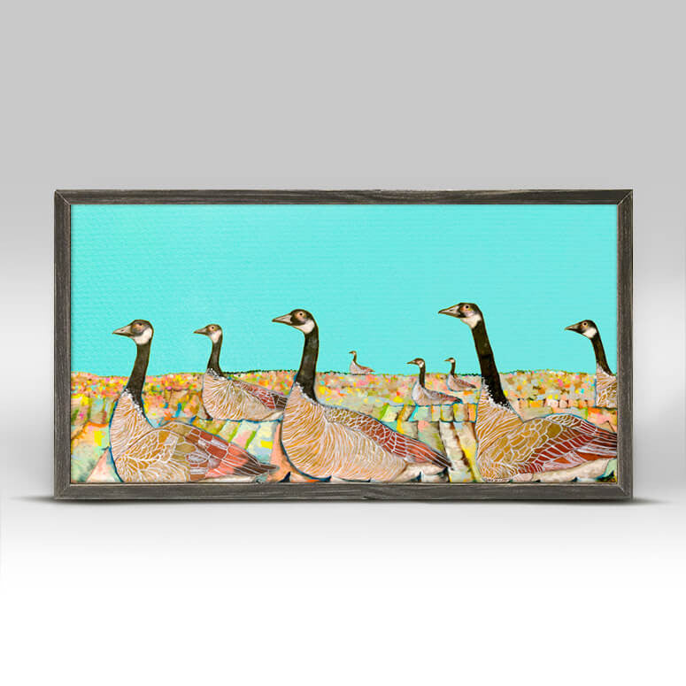 Golden Geese Mini Print 10"x5"