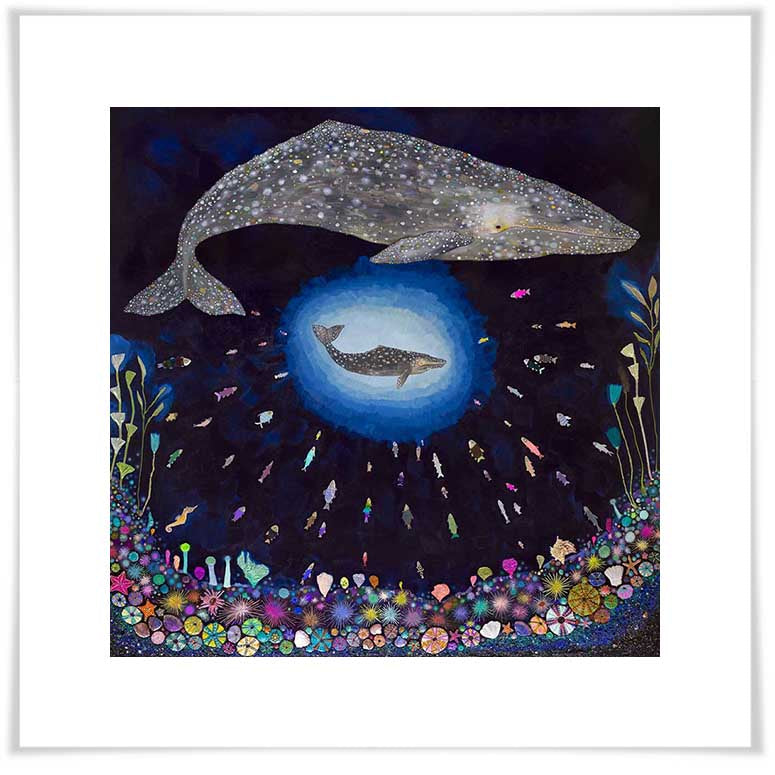 Gray Whale Calf - Paper Giclée Print