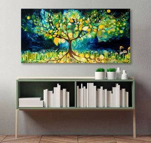 Lemon Tree Landscape - Canvas Giclée Print