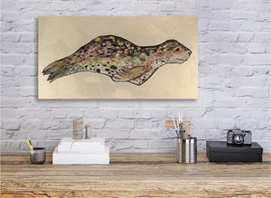 Leopard Seal - Canvas Giclée Print