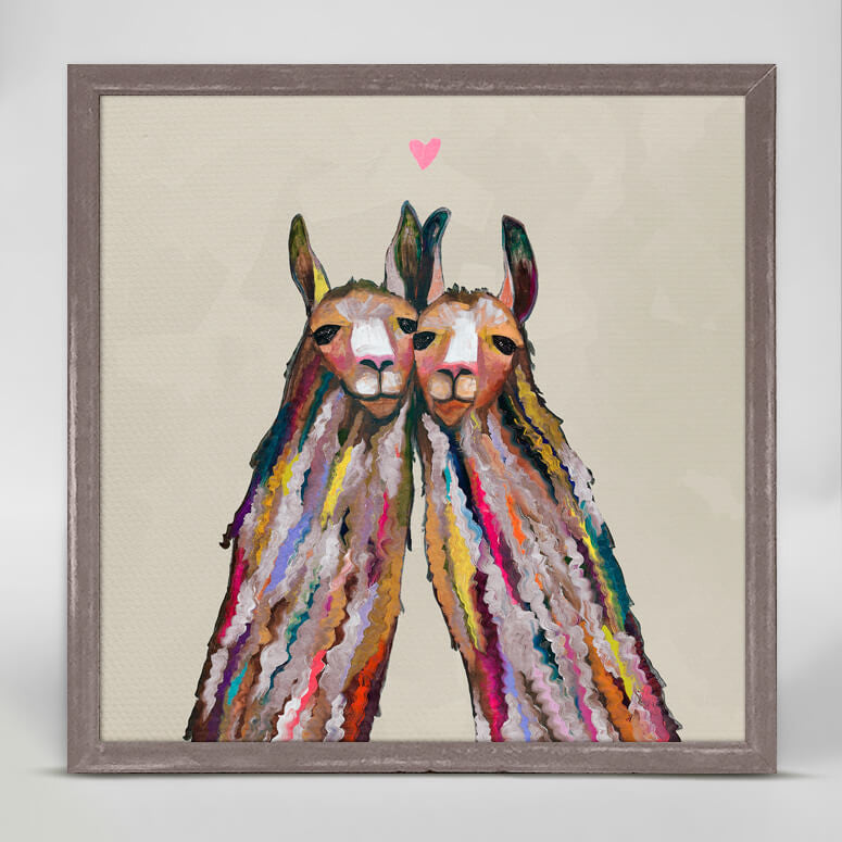 Llama Love - Neutral Mini Print 6"x6"