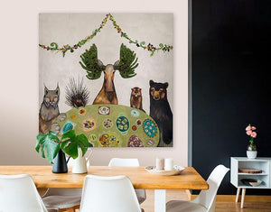 Miss Mossy Moose's House - Canvas Giclée Print