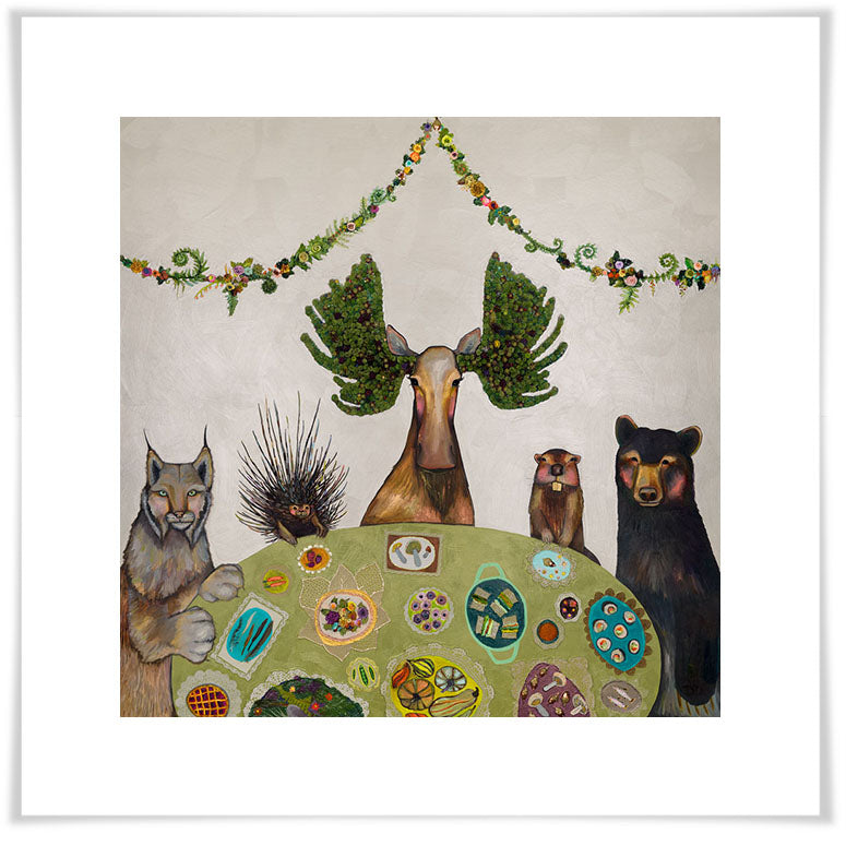Miss Mossy Moose's House - Paper Giclée Print