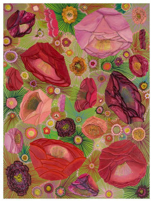Nectar Flowers - Canvas Giclée Print