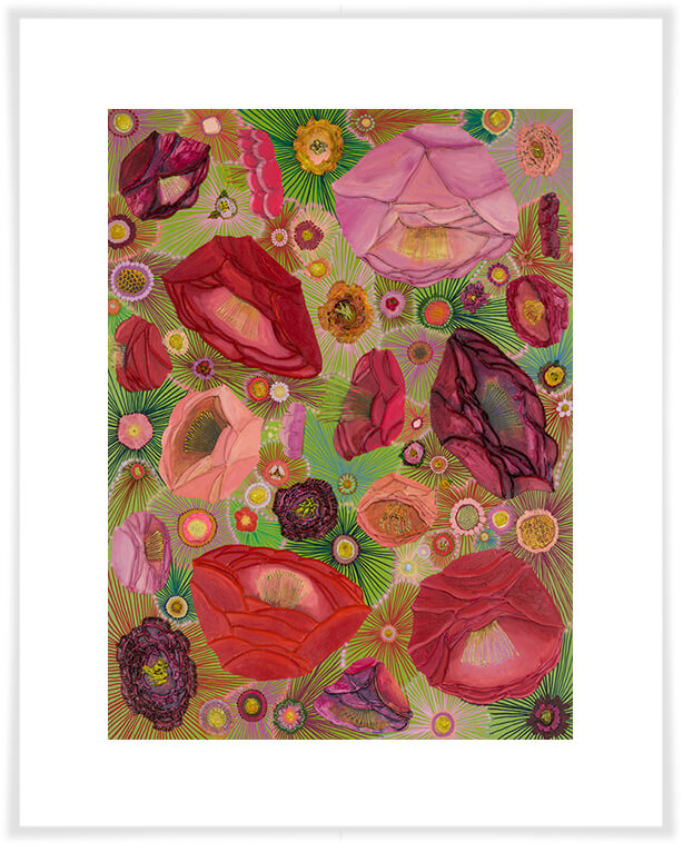 Nectar Flowers - Paper Giclée Print