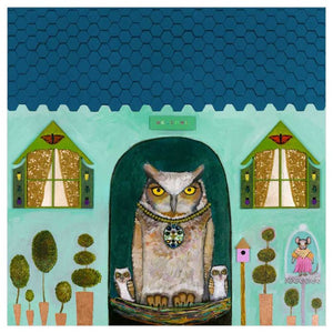 Owl's House - Canvas Giclée Print
