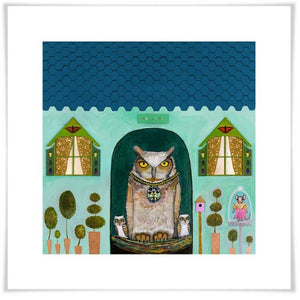 Owl's House - Paper Giclée Print