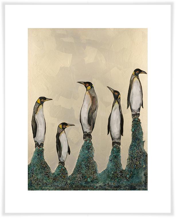 Penguin Colony - Paper Giclée Print
