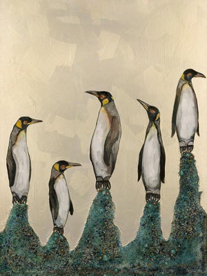 Penguin Colony - Canvas Giclée Print