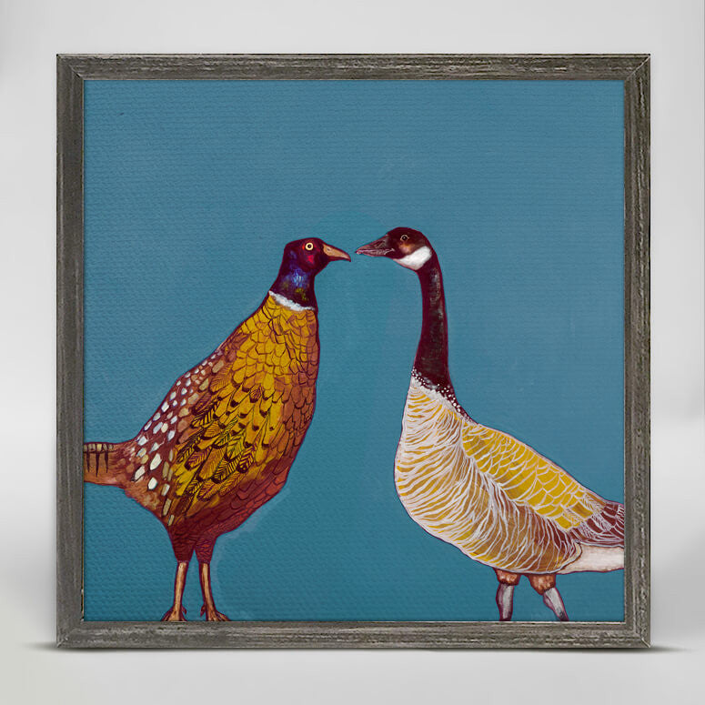 Pheasant & Goose Mini Print 6"x6"