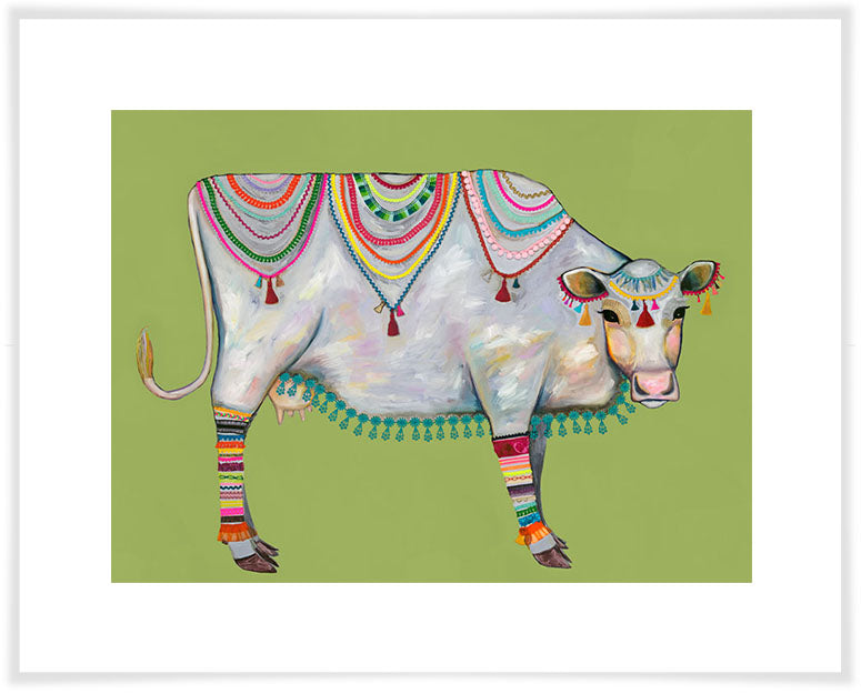 Queen of the Pasture Chartreuse - Paper Giclée Print