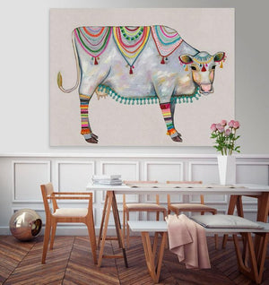 Queen of the Pasture Neutral - Canvas Giclée Print