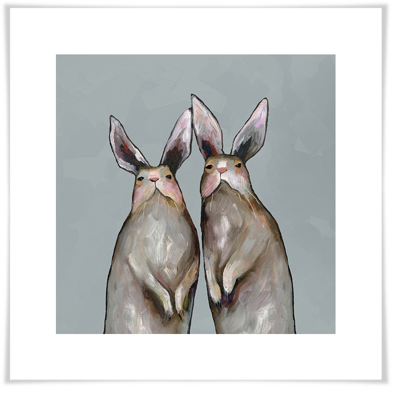Rabbit Duo - Paper Giclée Print