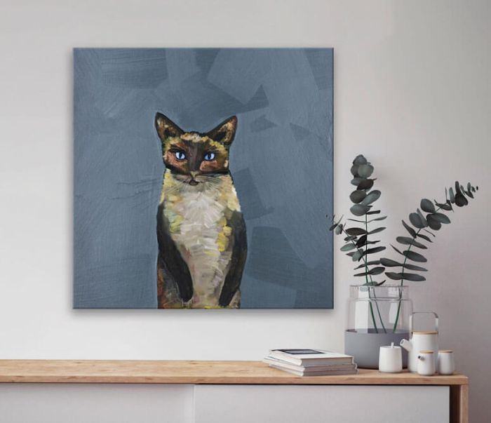 Siamese Cat - Canvas Giclée Print