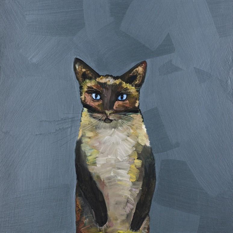 Siamese Cat - Canvas Giclée Print